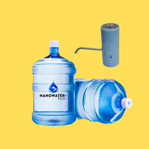 Recarga Botellon 5 Galones NanoAlkalina + Bomba Electrica Dispensadora
